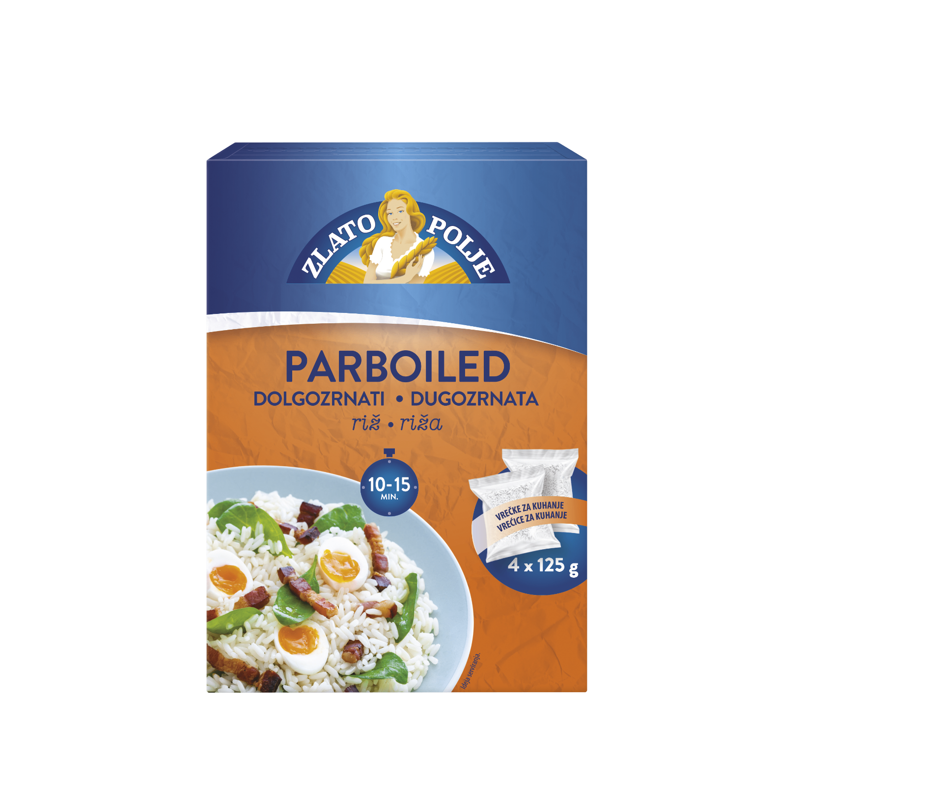 RIŽ V PORCIJSKEM PAKIRANJU 4x125G