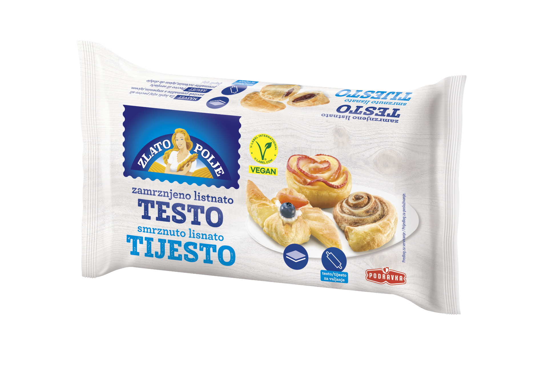 Zamrznjeno listnato testo 500g